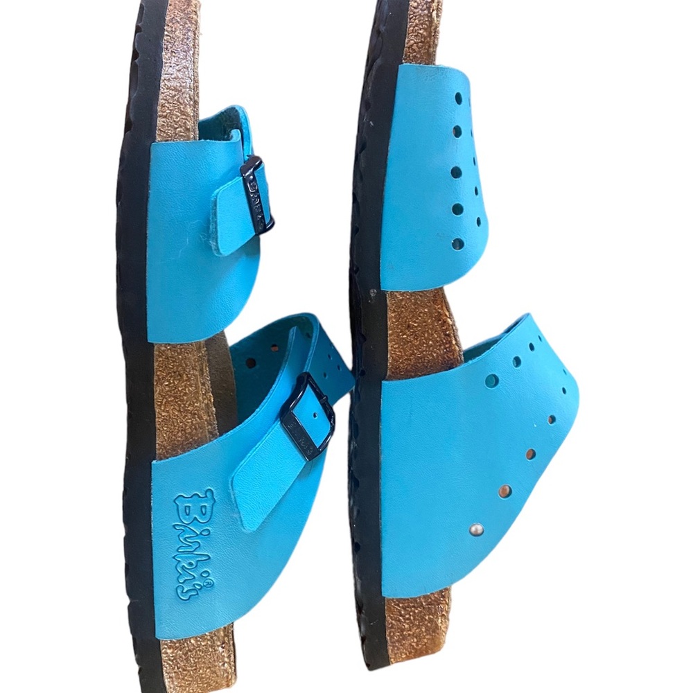 Birkenstock Birki's Blue Sandals Size Women's 10 - Picture 3 of 5